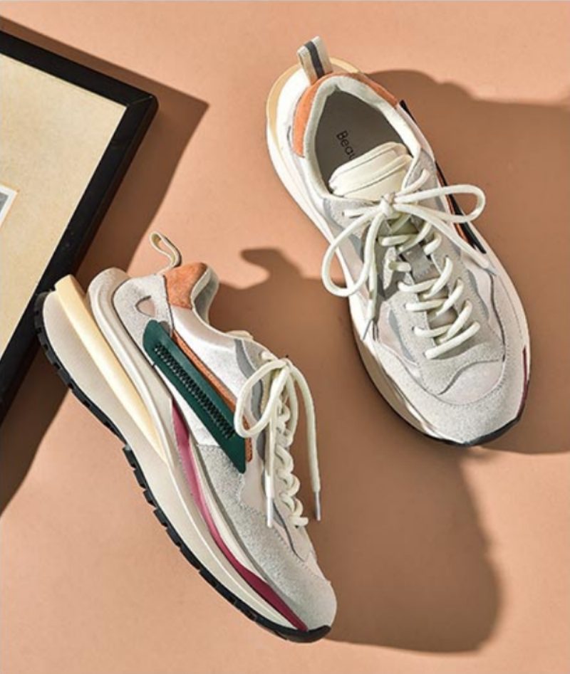 Dali Sneaker I Læder Med Snørebånd Til Kvinder - Sort