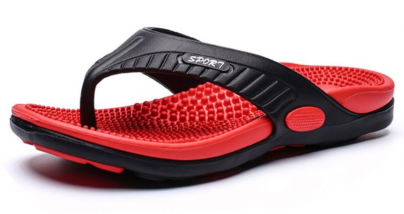 Dallas Komfortable Flip-flops Til Mænd - Rød