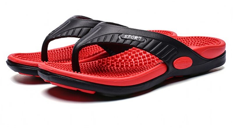 Dallas Komfortable Flip-flops Til Mænd - Rød
