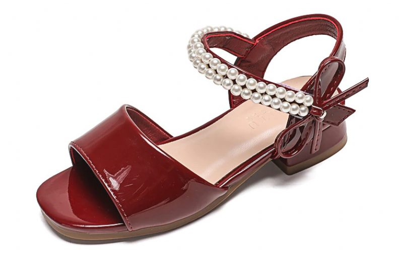 Danna Pigekjole Sandal - Bordeauxrød