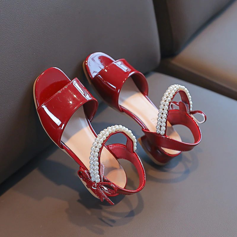 Danna Pigekjole Sandal - Bordeauxrød
