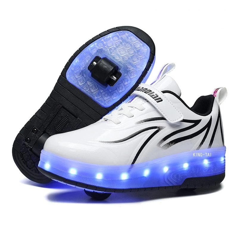 Dany Unisex Rullesneaker Til Børn - Hvid