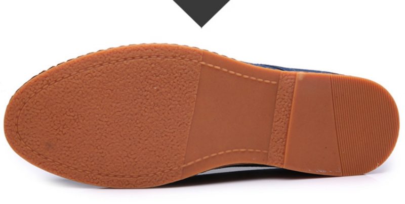 Dave Loafers Fritidssko Til Mænd - Blå