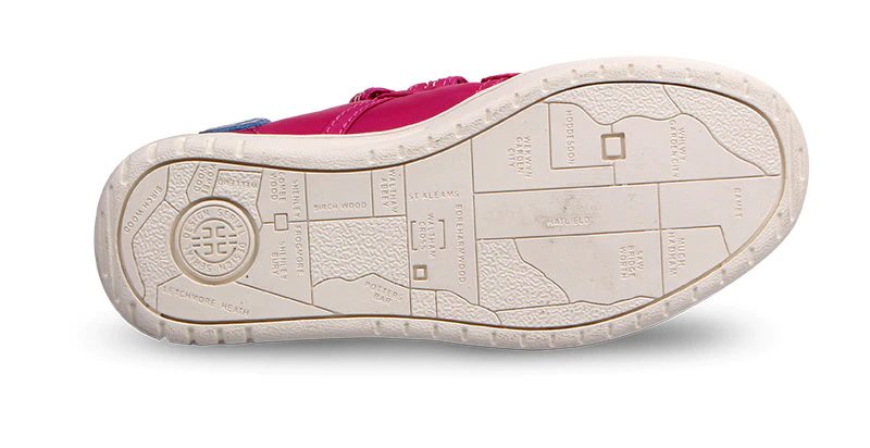 Delilah Piger High Top Sneaker - Fuscia