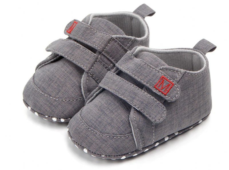 Delmey Baby Drenge Afslappet Sneakers - Grå