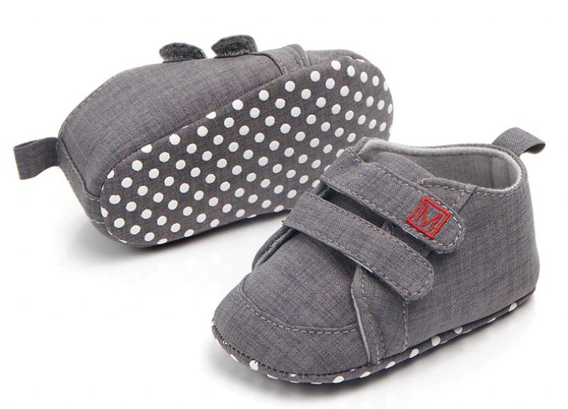 Delmey Baby Drenge Afslappet Sneakers - Grå