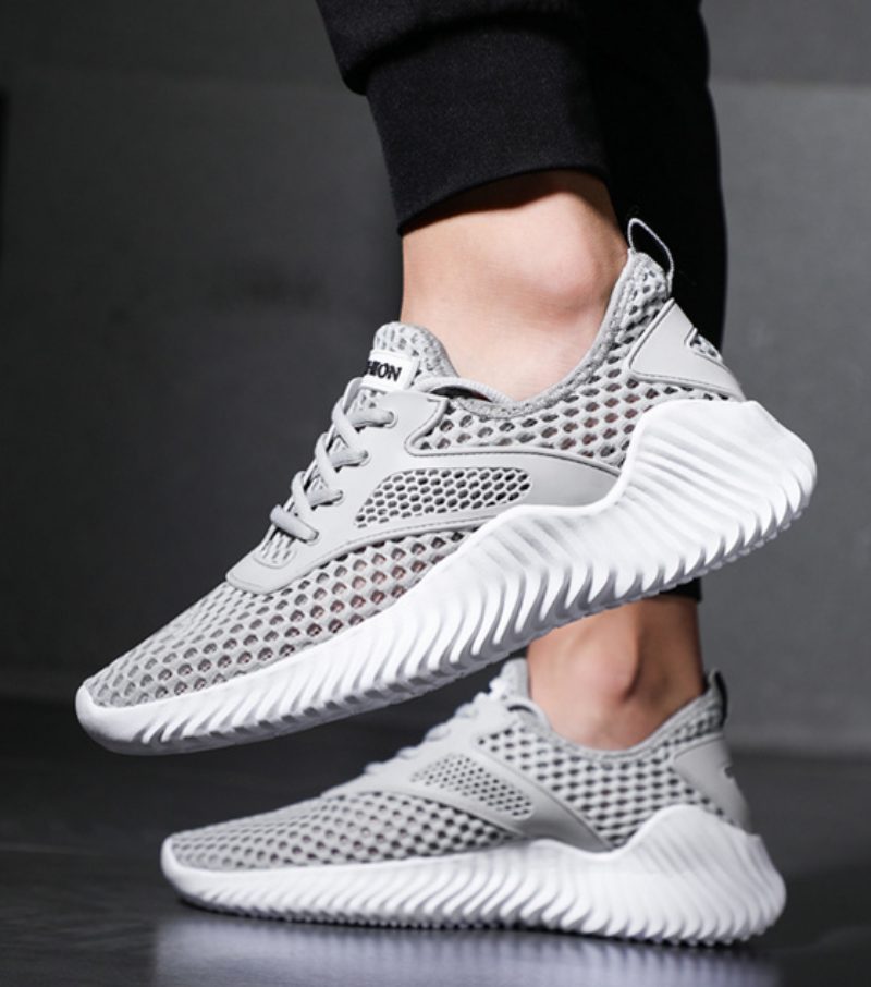 Delmey Mode Sneakers Til Mænd - Grå