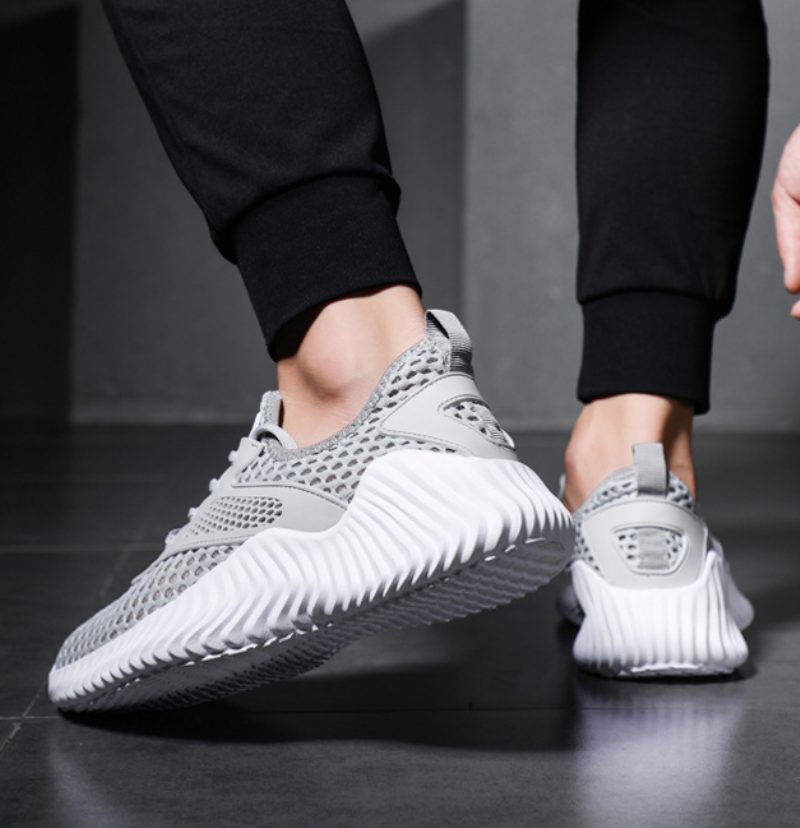 Delmey Mode Sneakers Til Mænd - Grå