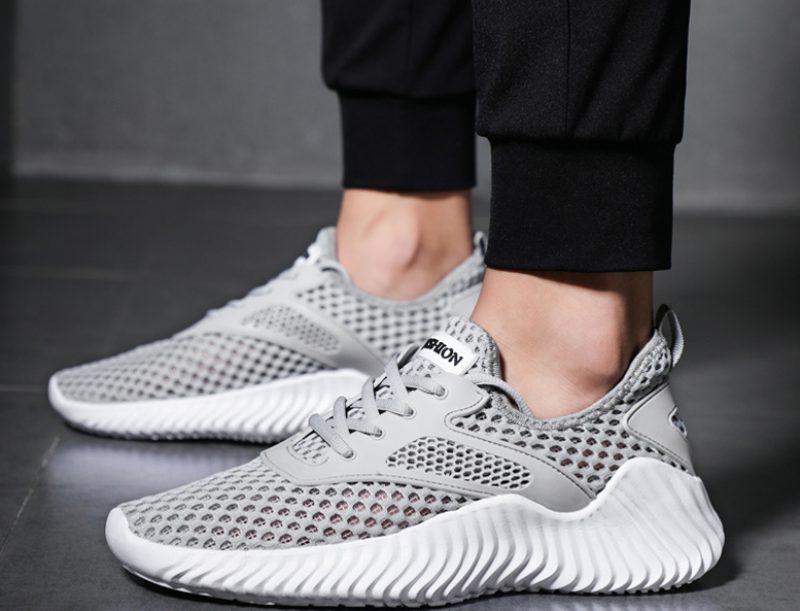Delmey Mode Sneakers Til Mænd - Grå