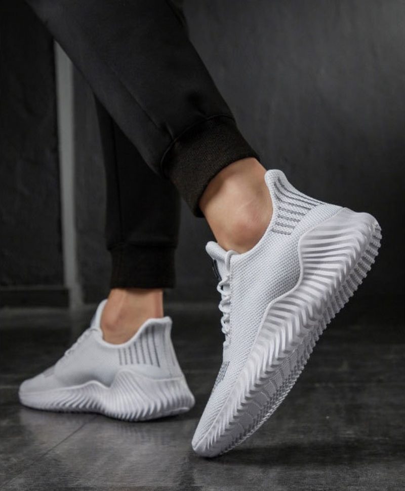 Delmo Walking Sneaker Til Mænd - Hvid