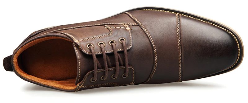 Demetrio Mænds Casual Oxford - Kaffe