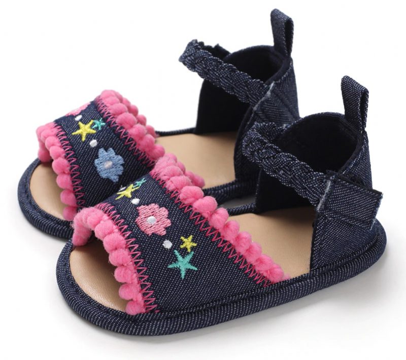 Demitria Babypigers Afslappede Sandal - Sort