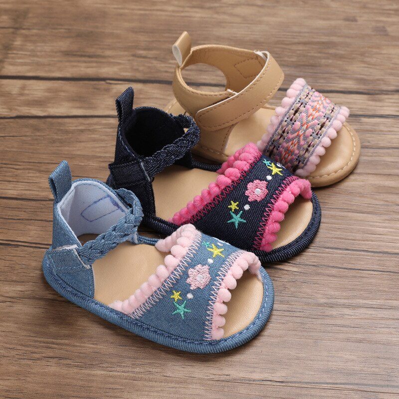 Demitria Babypigers Afslappede Sandal - Sort