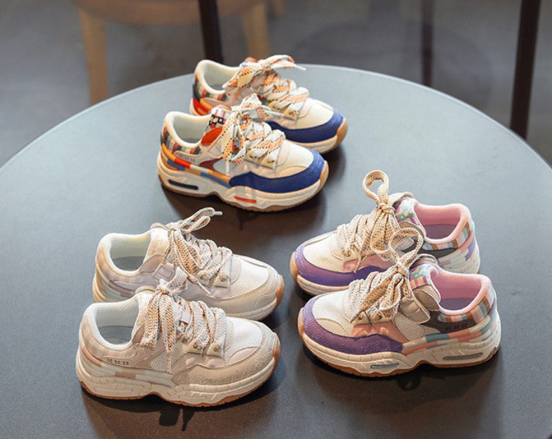 Depablos Unisex Afslappet Sneaker Til Børn - Lilla