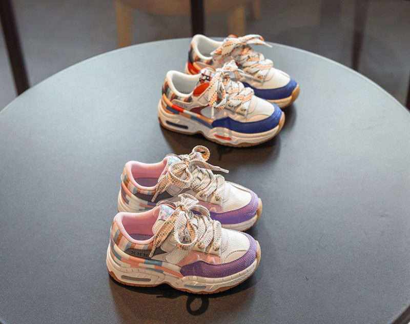 Depablos Unisex Afslappet Sneaker Til Børn - Lilla