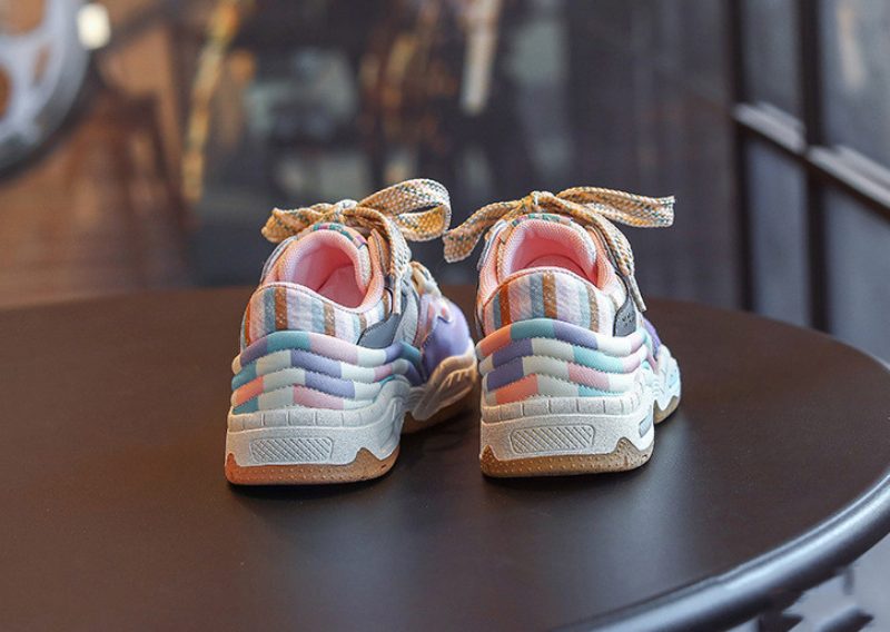 Depablos Unisex Afslappet Sneaker Til Børn - Lilla