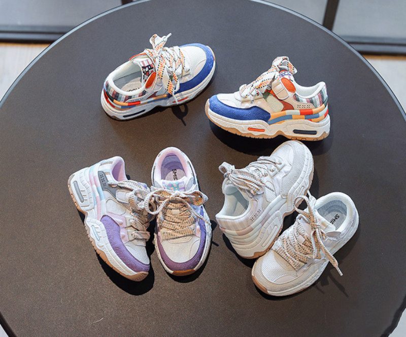 Depablos Unisex Afslappet Sneaker Til Børn - Lilla