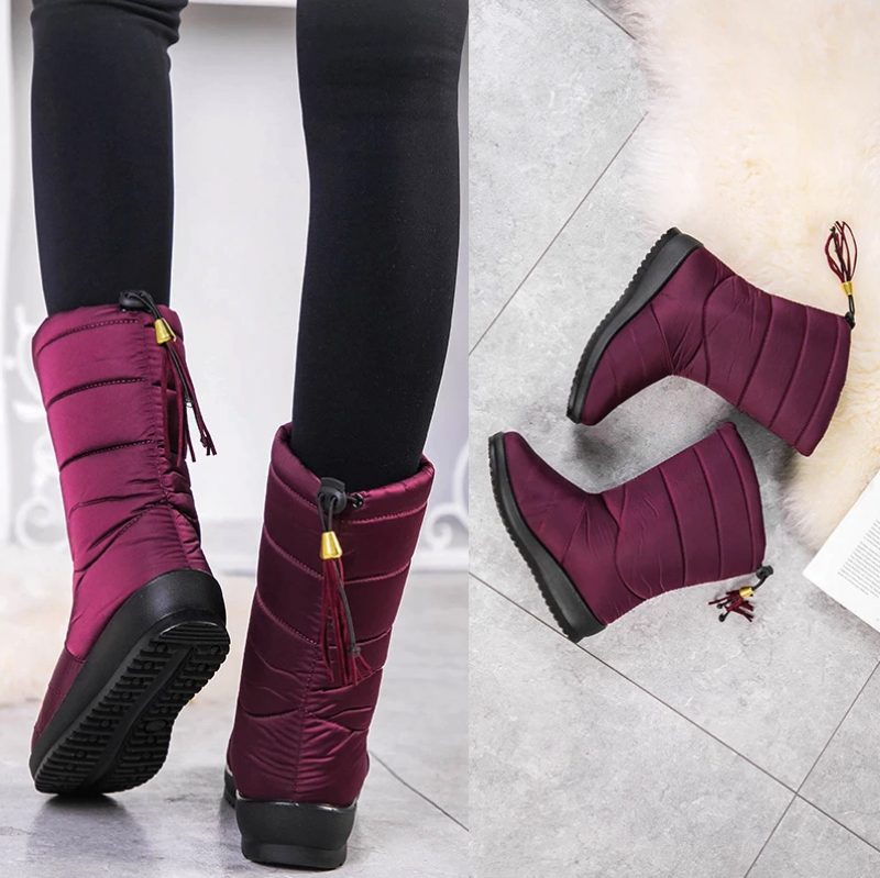 Devany Boots Mid Calf - Vinrød