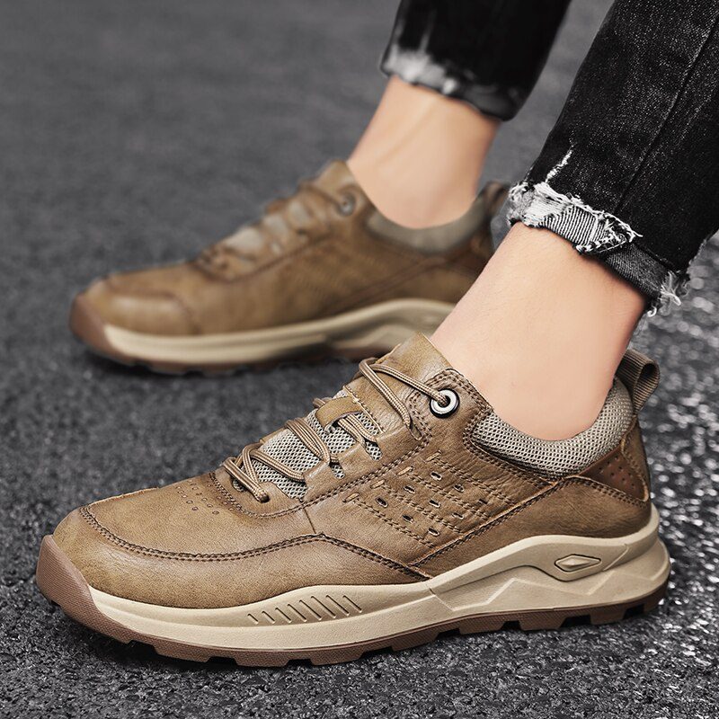 Dil Klassiske Sneakers Til Mænd - Khaki