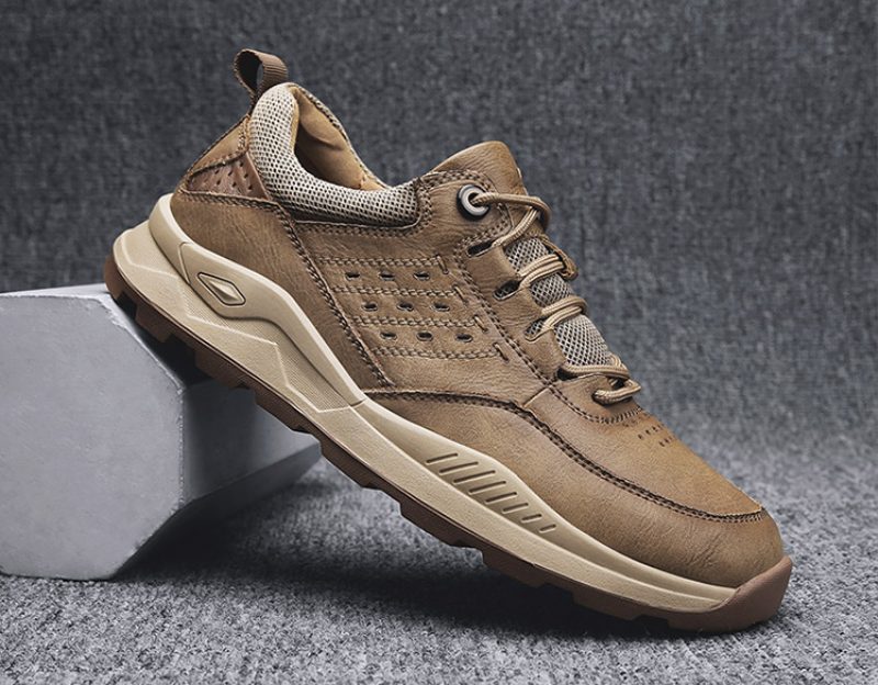 Dil Klassiske Sneakers Til Mænd - Khaki
