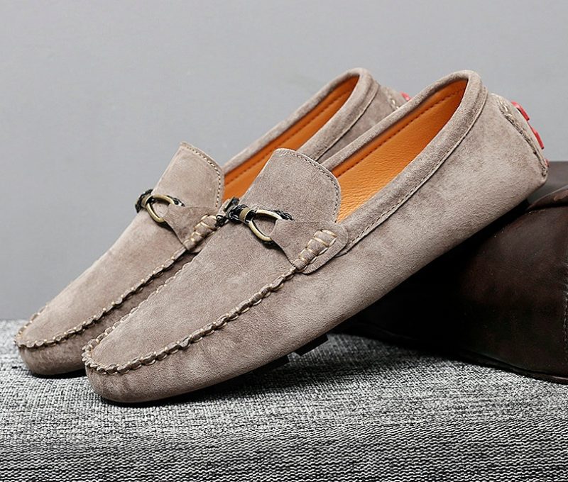 Diler Loafers Ruskindssko Til Mænd - Khaki