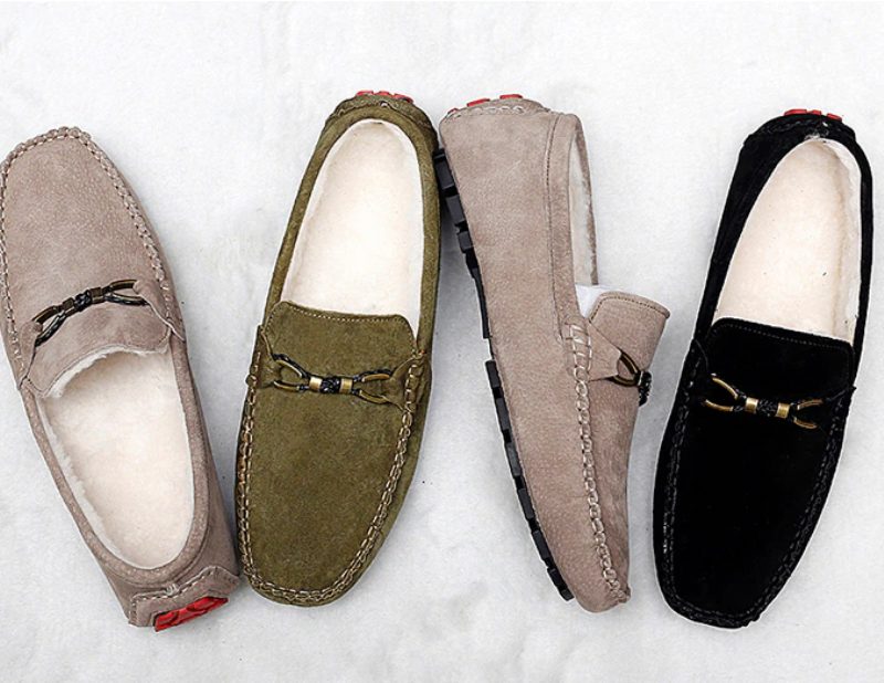 Diler Loafers Ruskindssko Til Mænd - Khaki