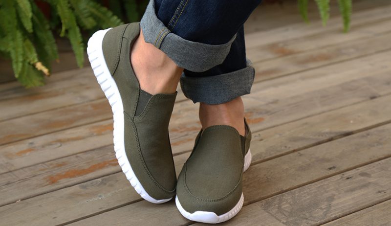 Dilmer Slip-on Sneakers Til Mænd - Grøn