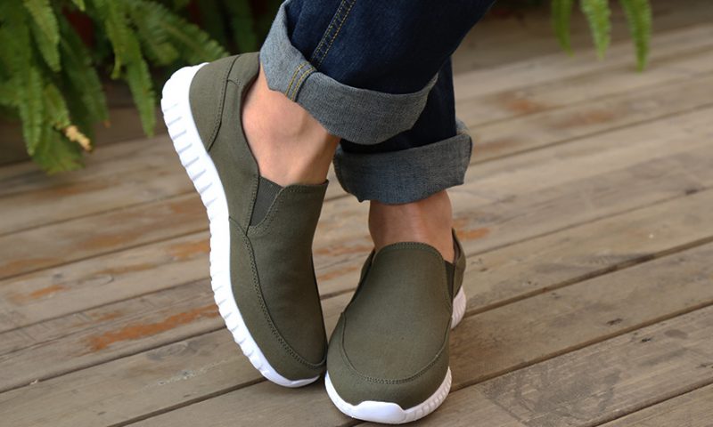 Dilmer Slip-on Sneakers Til Mænd - Grøn