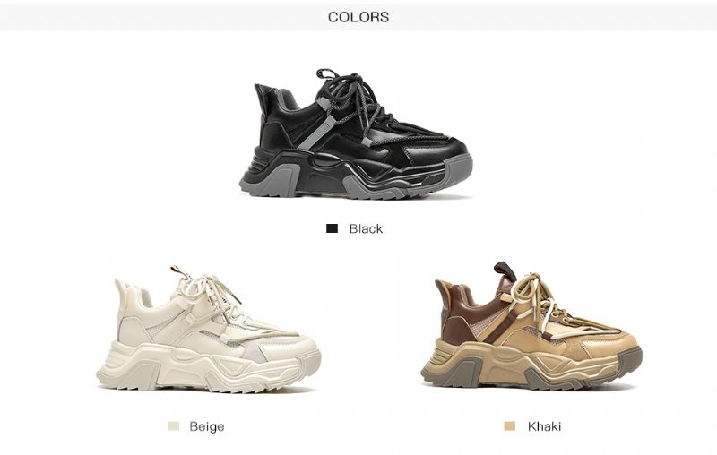 Dimou Mesh-platformsneakers Til Kvinder - Beige