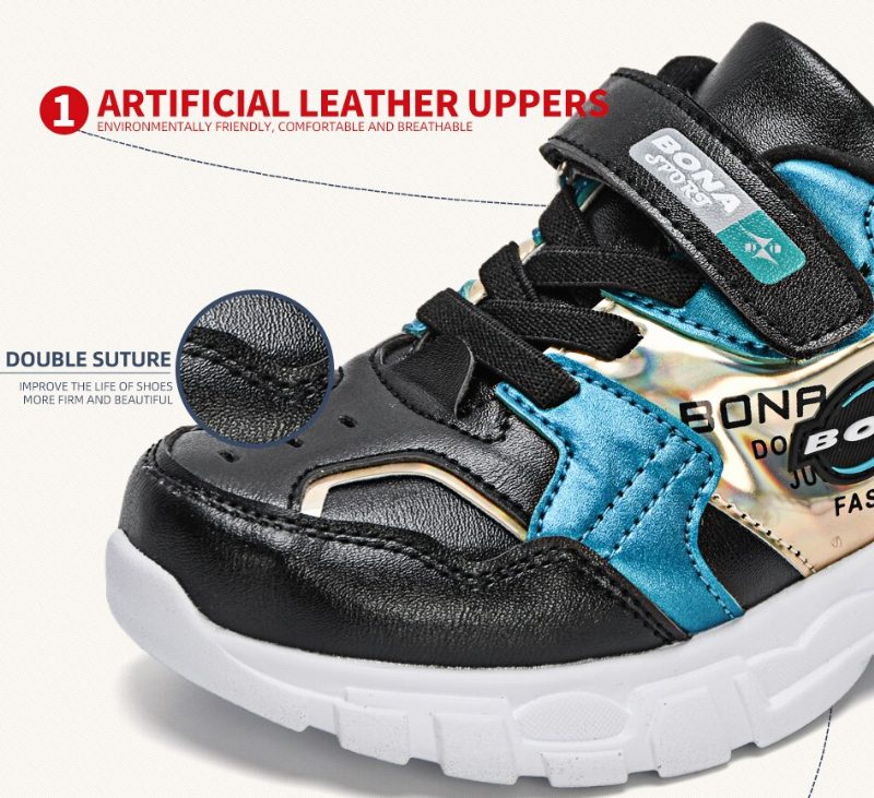 Din Casual Sneaker Til Drenge - Sort