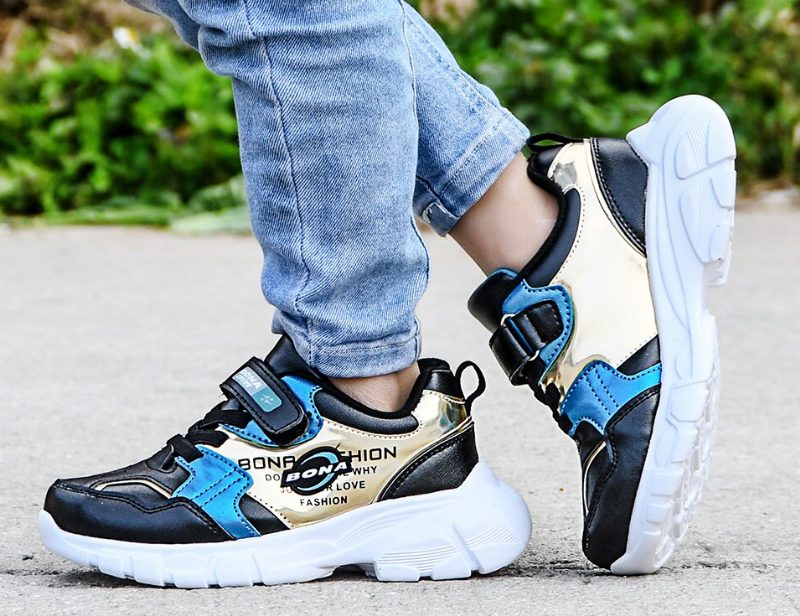 Din Casual Sneaker Til Drenge - Sort