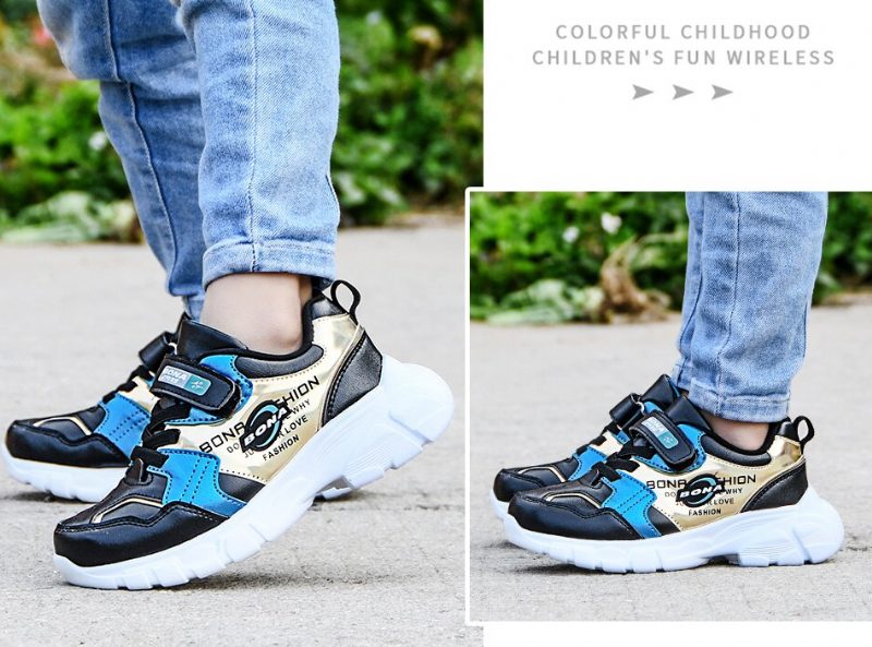 Din Casual Sneaker Til Drenge - Sort