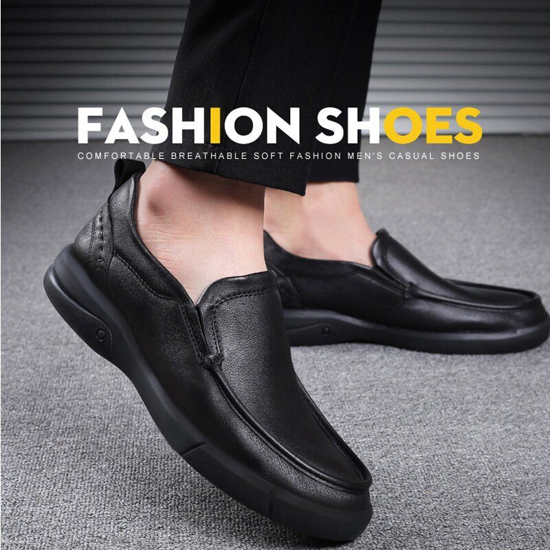 Dipper Loafers Til Mænd Fritidssko - Sort