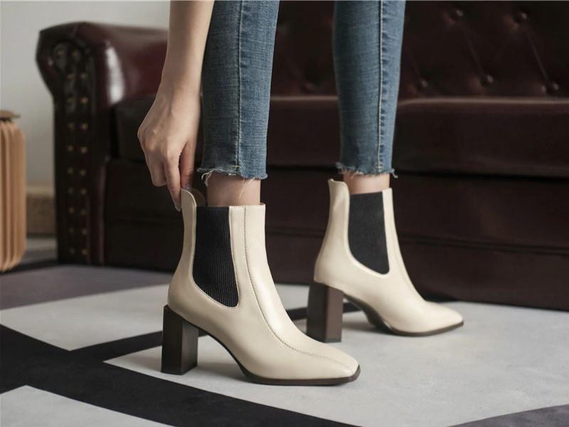 Dixie Støvler Ankelhøjde - Beige