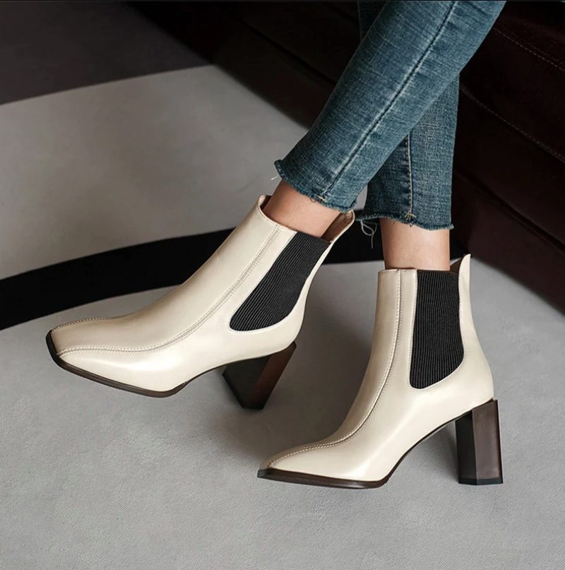 Dixie Støvler Ankelhøjde - Beige