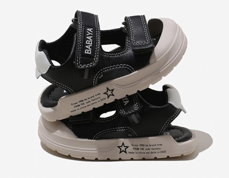 Doncik Unisex Afslappet Børnesandaler - Sort