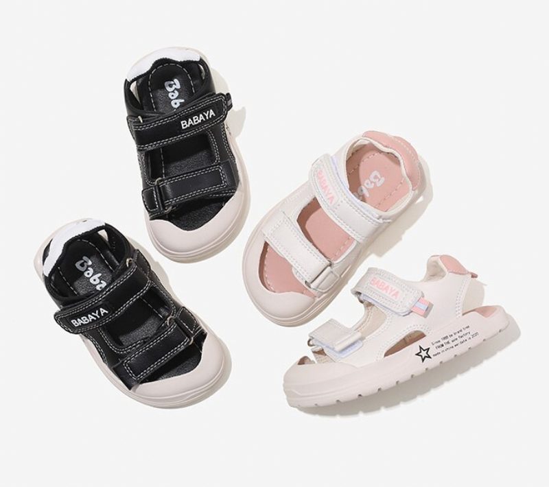 Doncik Unisex Afslappet Børnesandaler - Sort