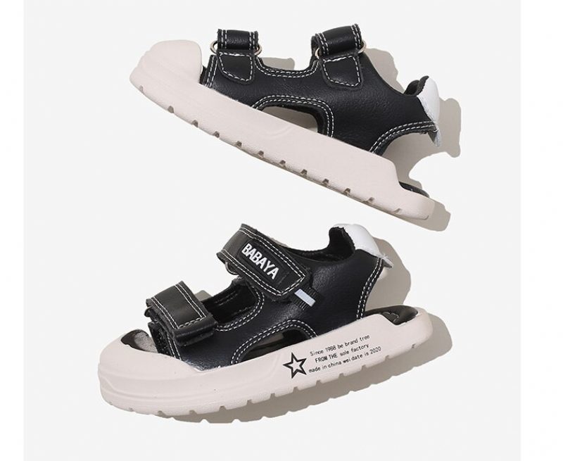 Doncik Unisex Afslappet Børnesandaler - Sort