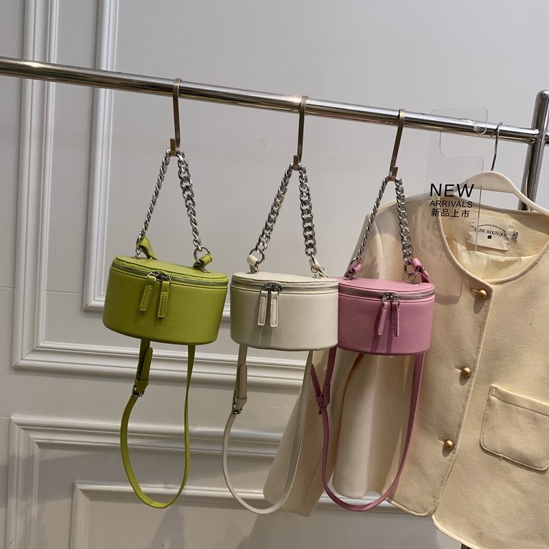 Donna Mini Læderkæde Håndtaske Til Kvinder - Beige