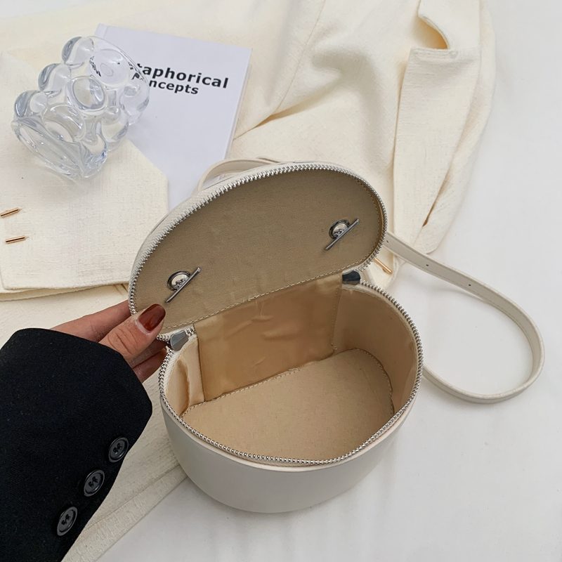 Donna Mini Læderkæde Håndtaske Til Kvinder - Beige