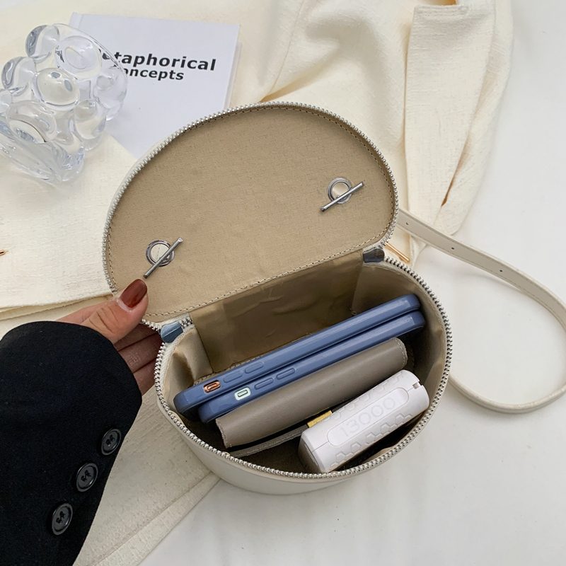 Donna Mini Læderkæde Håndtaske Til Kvinder - Beige