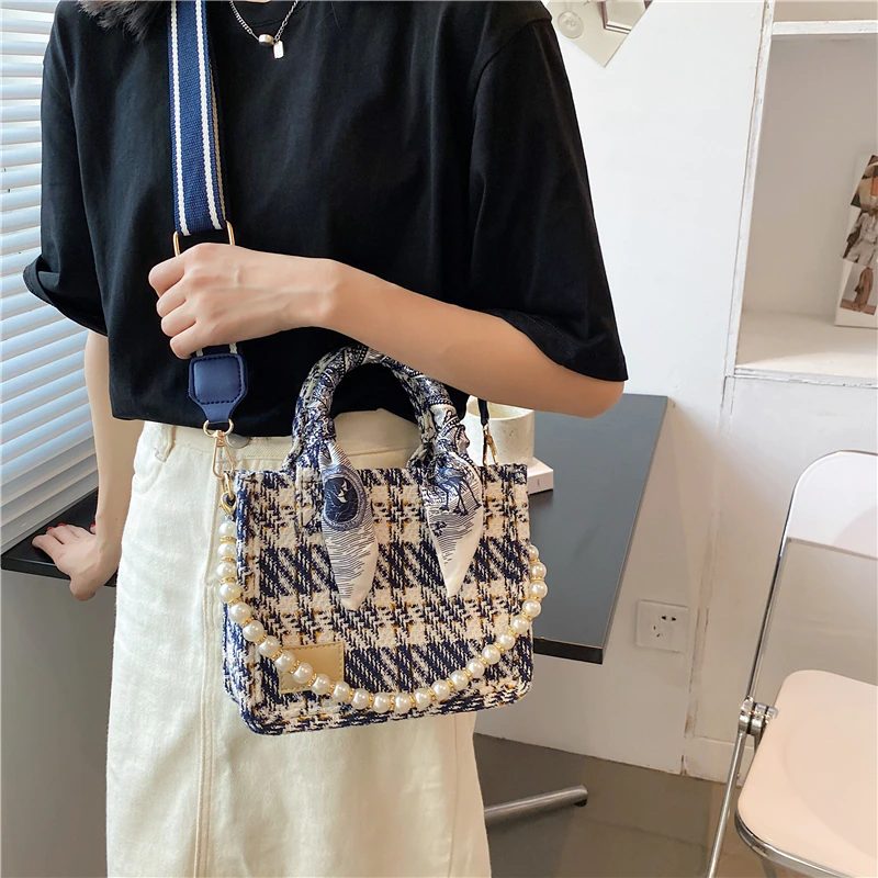 Dooney Designer Crossbody-håndtaske Til Kvinder - Blå Lille