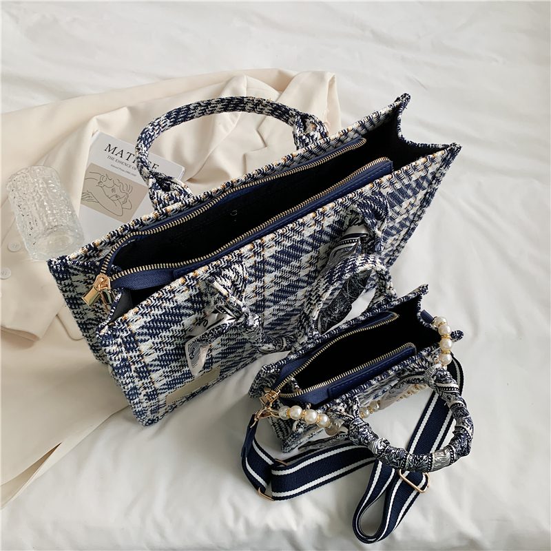 Dooney Designer Crossbody-håndtaske Til Kvinder - Blå Lille