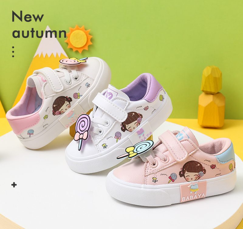 Doriangel Babypigers Afslappede Sneaker - Pink
