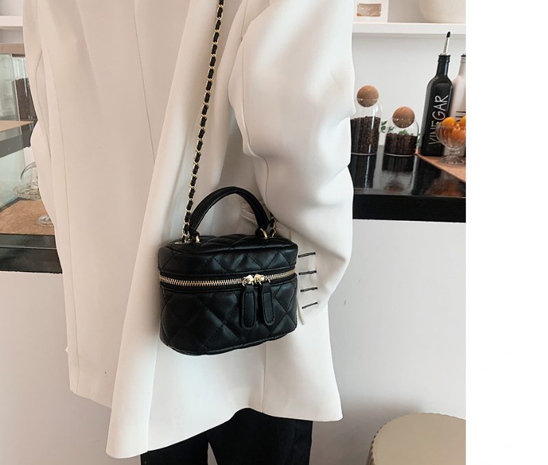 Dory Crossbody-håndtaske I Minilæder Til Kvinder - Grøn