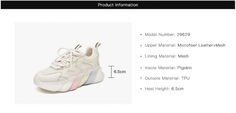 Drømmende Flerfarvede Sneakers Til Kvinder - Beige