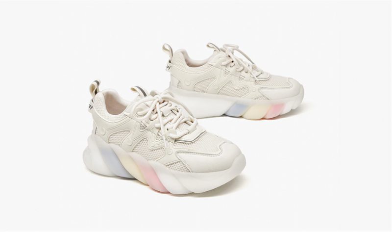 Drømmende Flerfarvede Sneakers Til Kvinder - Beige