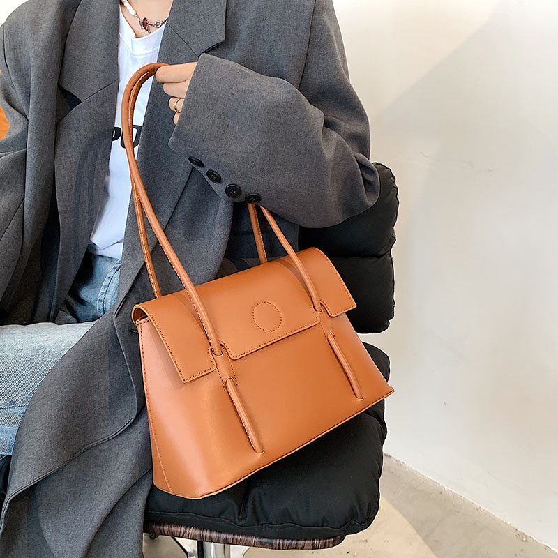 Duff Luxury Designer Small Tote Håndtaske Til Kvinder - Sort