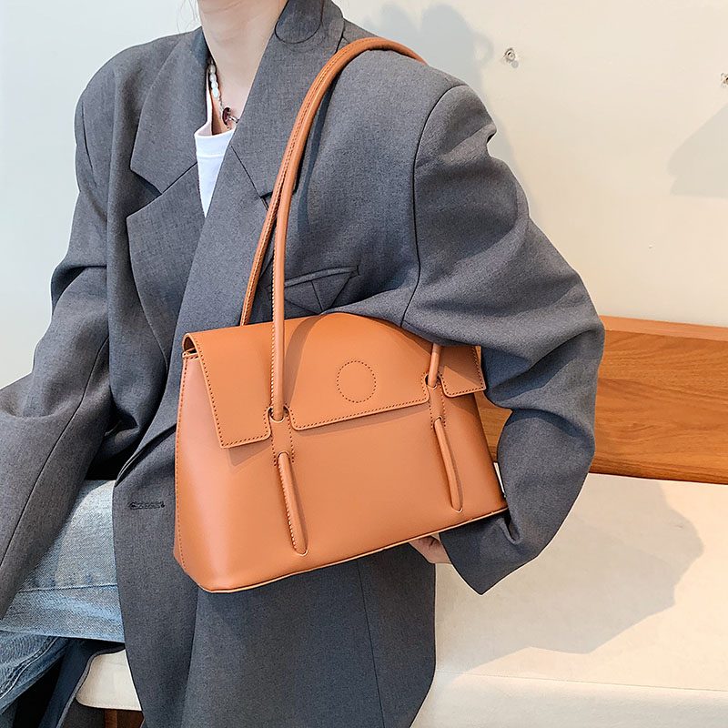 Duff Luxury Designer Small Tote Håndtaske Til Kvinder - Sort