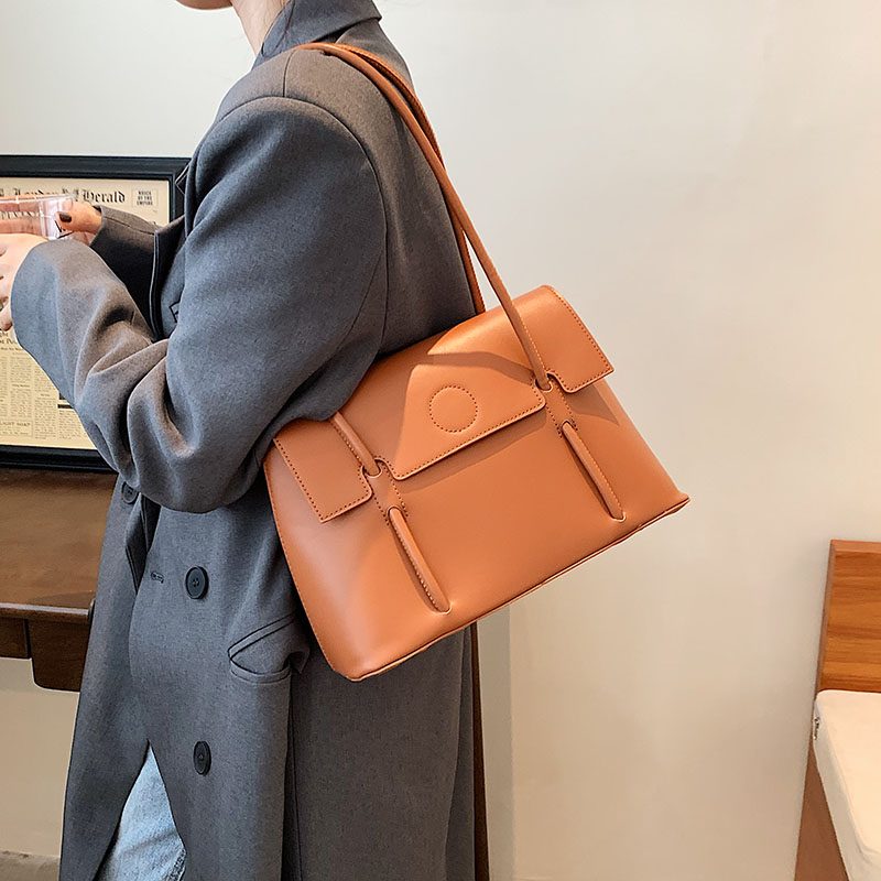 Duff Luxury Designer Small Tote Håndtaske Til Kvinder - Sort